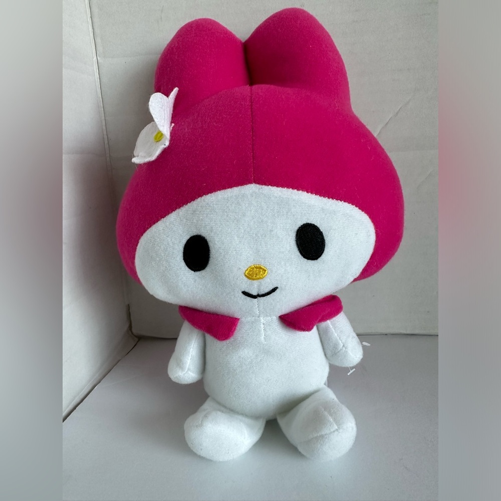 Sanrio My Melody Fiesta 2014 Plush 12” Stuffed Toy Pink White Hello Kitty Friend